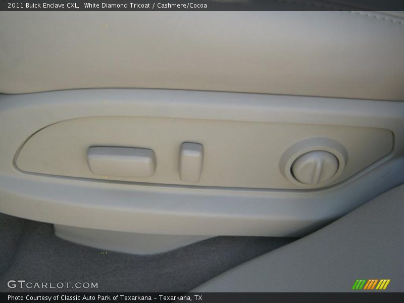 White Diamond Tricoat / Cashmere/Cocoa 2011 Buick Enclave CXL