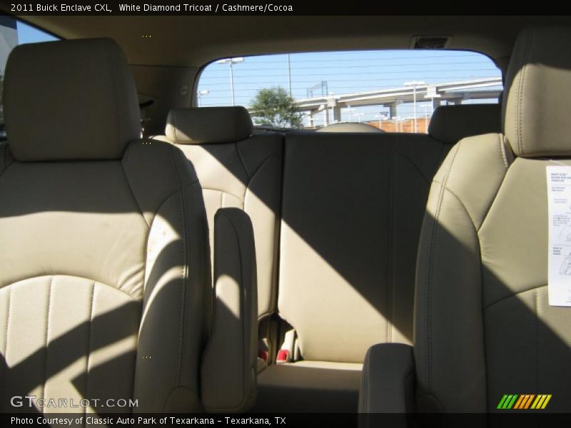 White Diamond Tricoat / Cashmere/Cocoa 2011 Buick Enclave CXL