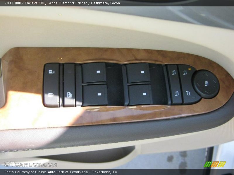 White Diamond Tricoat / Cashmere/Cocoa 2011 Buick Enclave CXL