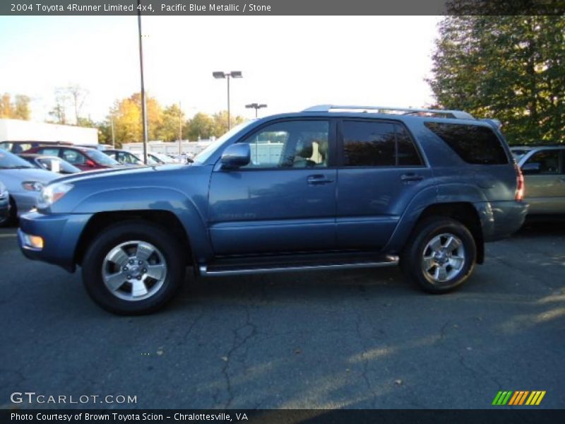 Pacific Blue Metallic / Stone 2004 Toyota 4Runner Limited 4x4