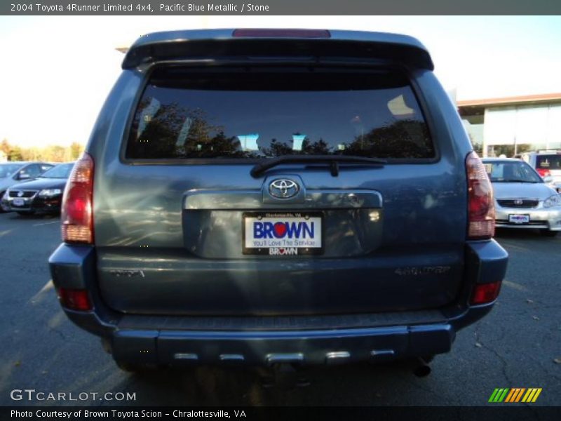Pacific Blue Metallic / Stone 2004 Toyota 4Runner Limited 4x4
