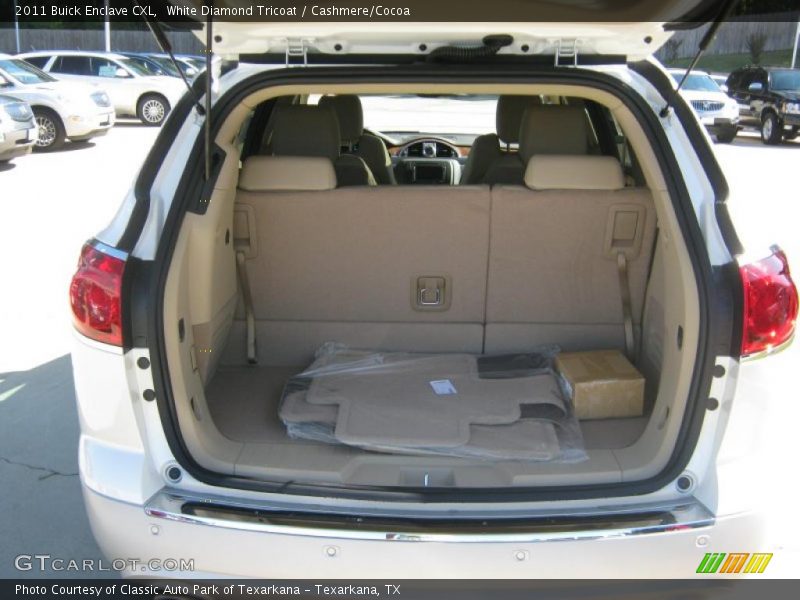 White Diamond Tricoat / Cashmere/Cocoa 2011 Buick Enclave CXL