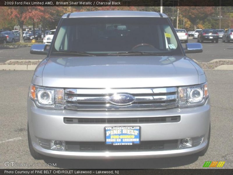 Brilliant Silver Metallic / Charcoal Black 2009 Ford Flex Limited AWD