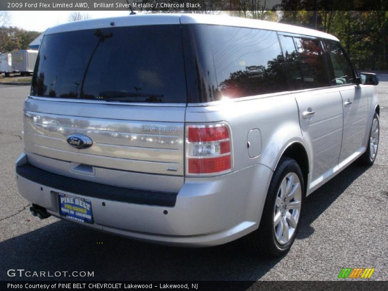 Brilliant Silver Metallic / Charcoal Black 2009 Ford Flex Limited AWD