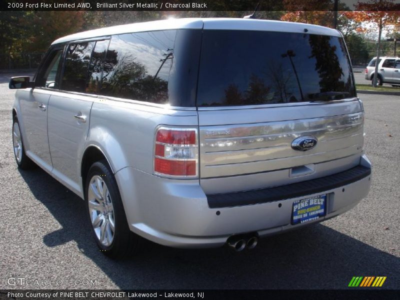 Brilliant Silver Metallic / Charcoal Black 2009 Ford Flex Limited AWD