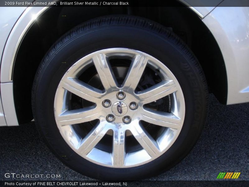 Brilliant Silver Metallic / Charcoal Black 2009 Ford Flex Limited AWD