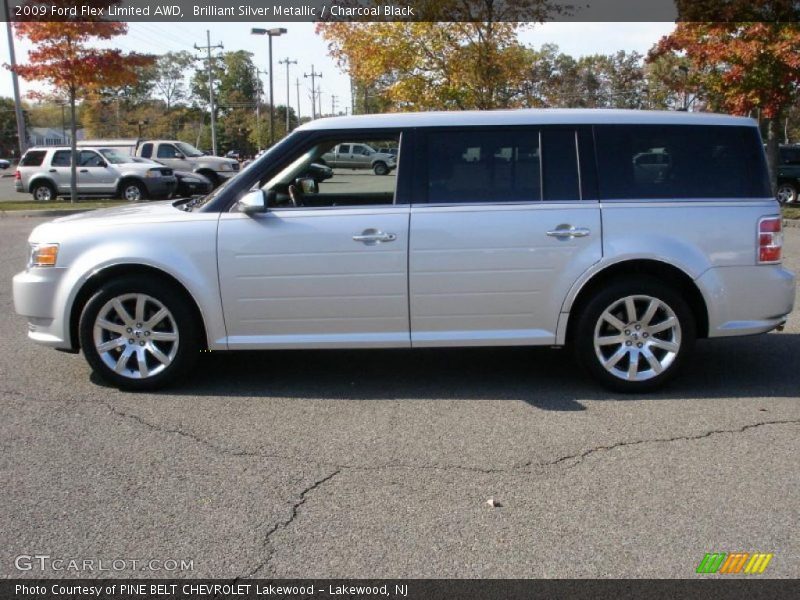 Brilliant Silver Metallic / Charcoal Black 2009 Ford Flex Limited AWD