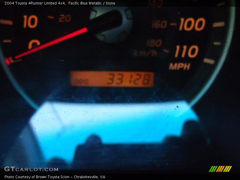 Pacific Blue Metallic / Stone 2004 Toyota 4Runner Limited 4x4