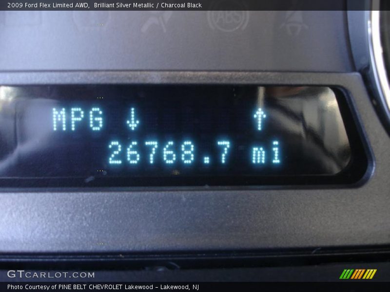 Brilliant Silver Metallic / Charcoal Black 2009 Ford Flex Limited AWD