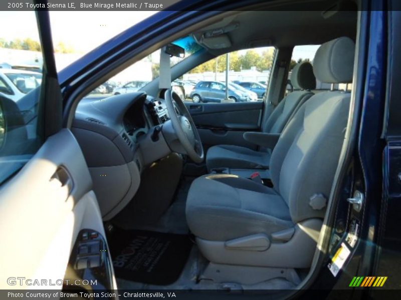 Blue Mirage Metallic / Taupe 2005 Toyota Sienna LE