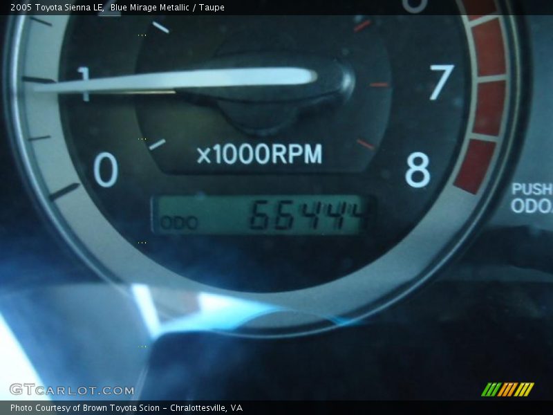 Blue Mirage Metallic / Taupe 2005 Toyota Sienna LE