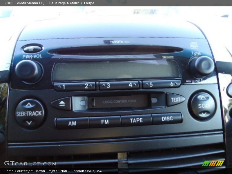 Blue Mirage Metallic / Taupe 2005 Toyota Sienna LE