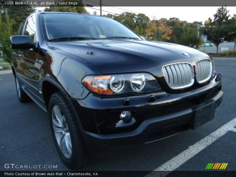 Jet Black / Sand Beige 2005 BMW X5 4.4i
