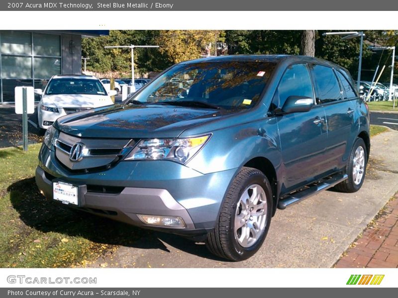 Steel Blue Metallic / Ebony 2007 Acura MDX Technology