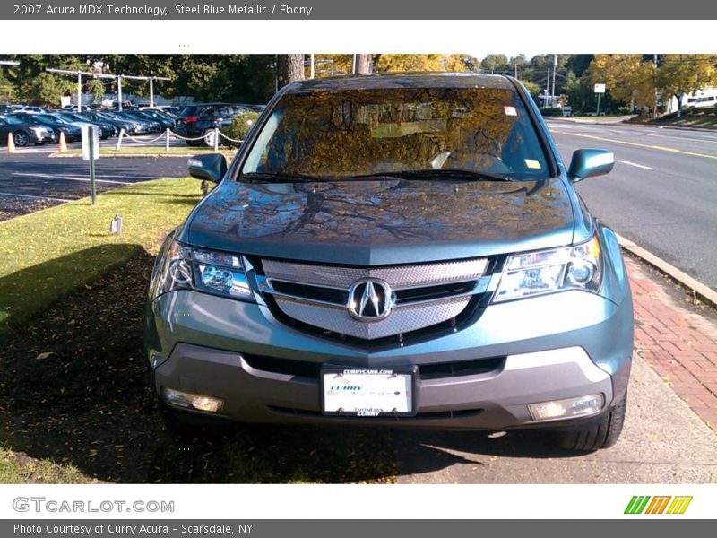 Steel Blue Metallic / Ebony 2007 Acura MDX Technology
