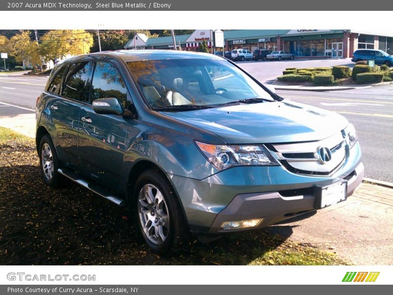 Steel Blue Metallic / Ebony 2007 Acura MDX Technology
