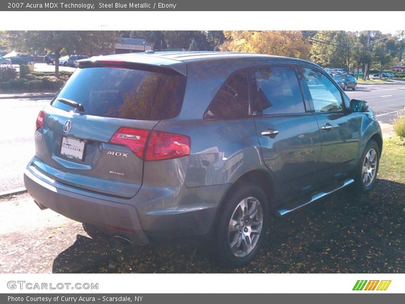 Steel Blue Metallic / Ebony 2007 Acura MDX Technology