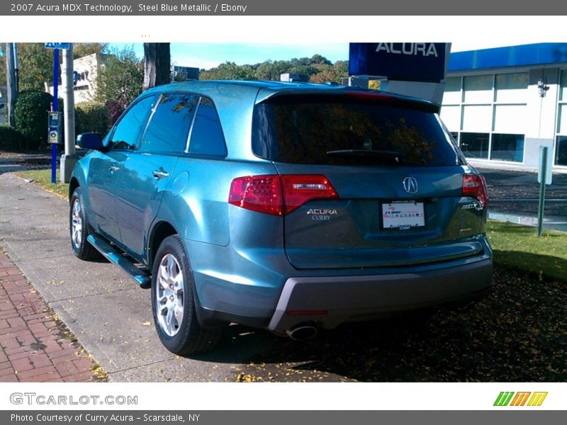 Steel Blue Metallic / Ebony 2007 Acura MDX Technology