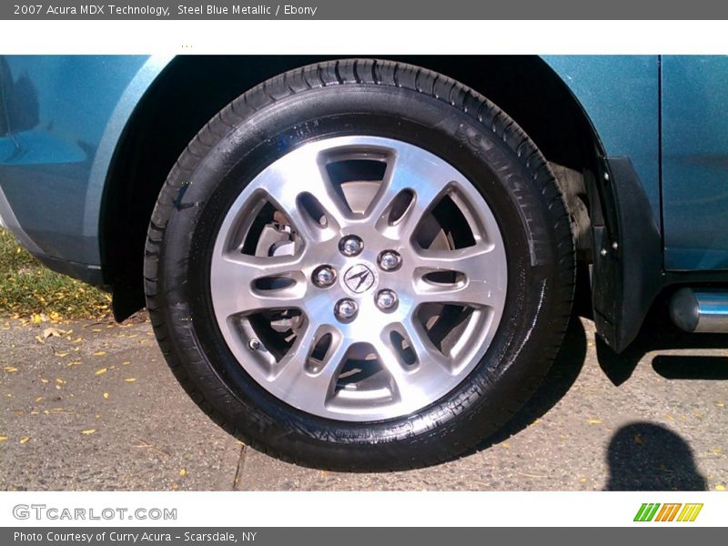 Steel Blue Metallic / Ebony 2007 Acura MDX Technology