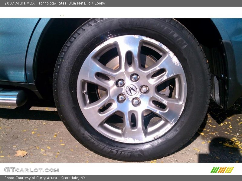Steel Blue Metallic / Ebony 2007 Acura MDX Technology