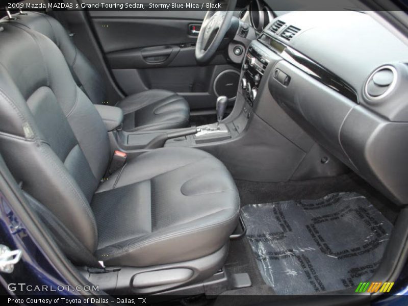  2009 MAZDA3 s Grand Touring Sedan Black Interior