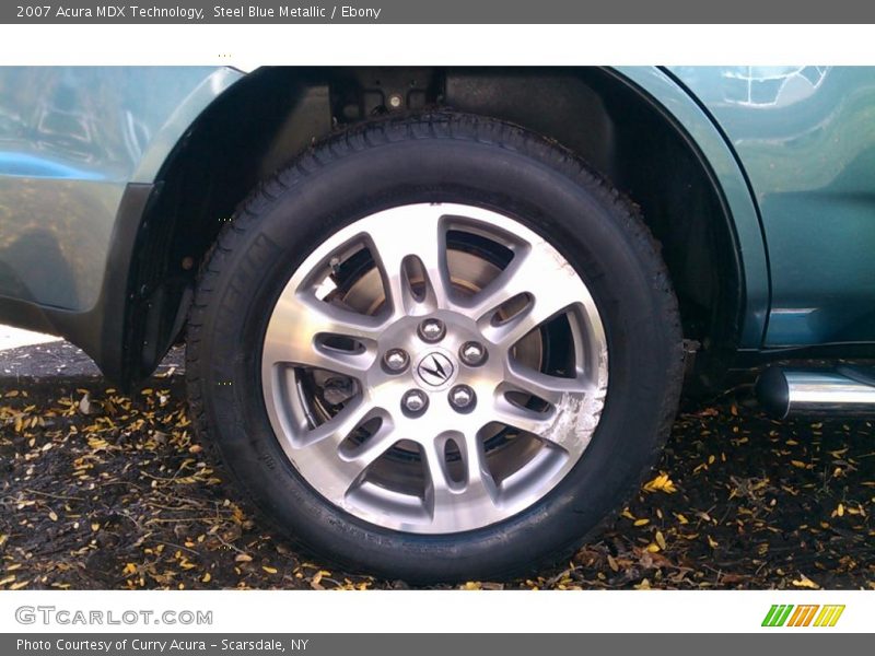 Steel Blue Metallic / Ebony 2007 Acura MDX Technology