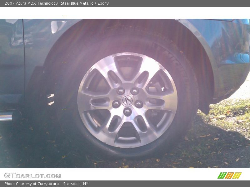 Steel Blue Metallic / Ebony 2007 Acura MDX Technology
