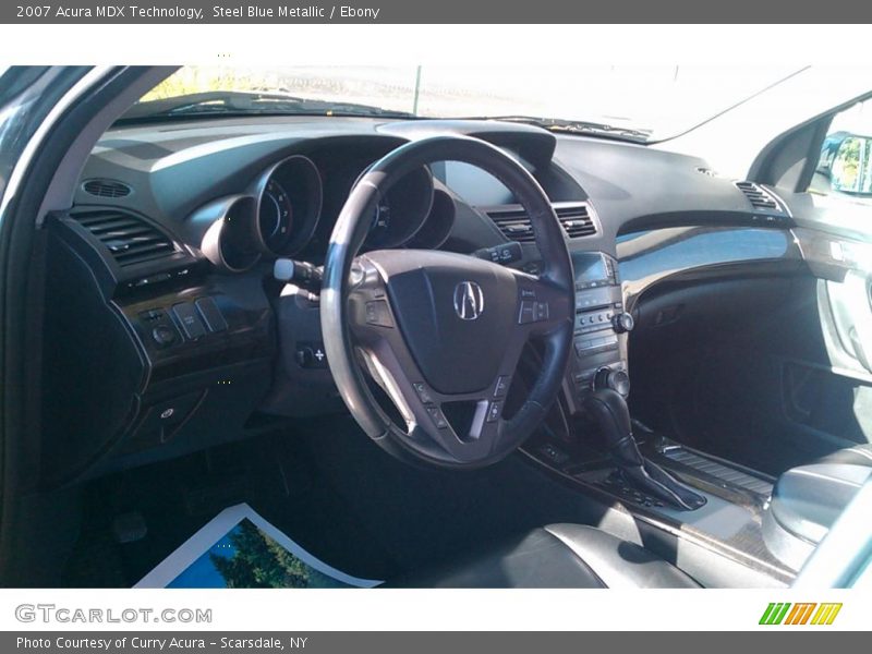 Steel Blue Metallic / Ebony 2007 Acura MDX Technology