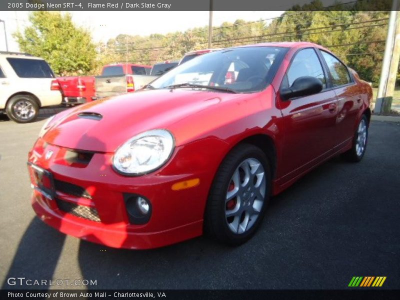 Flame Red / Dark Slate Gray 2005 Dodge Neon SRT-4