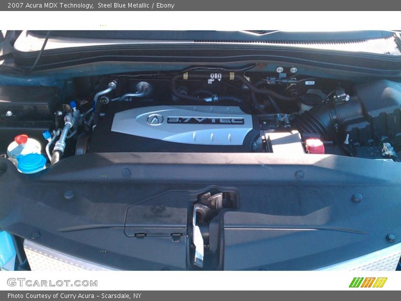 Steel Blue Metallic / Ebony 2007 Acura MDX Technology