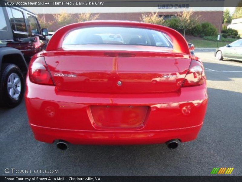 Flame Red / Dark Slate Gray 2005 Dodge Neon SRT-4