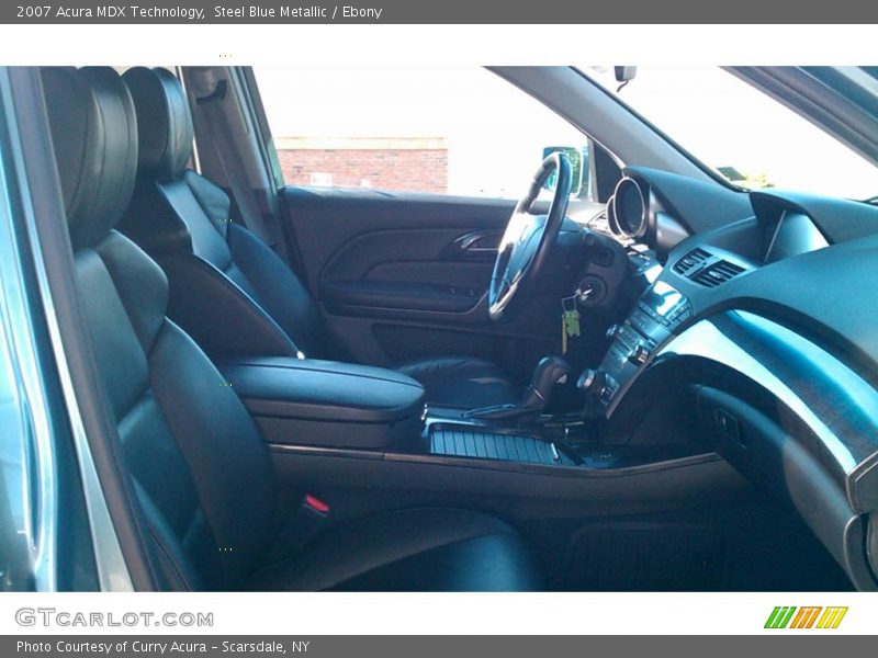 Steel Blue Metallic / Ebony 2007 Acura MDX Technology