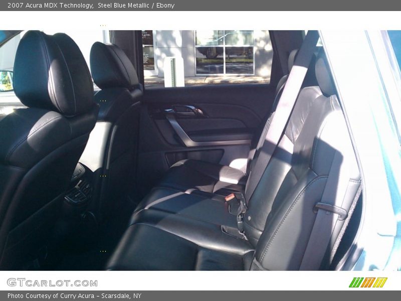 Steel Blue Metallic / Ebony 2007 Acura MDX Technology