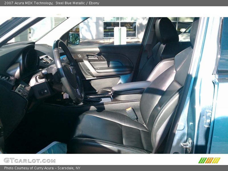 Steel Blue Metallic / Ebony 2007 Acura MDX Technology
