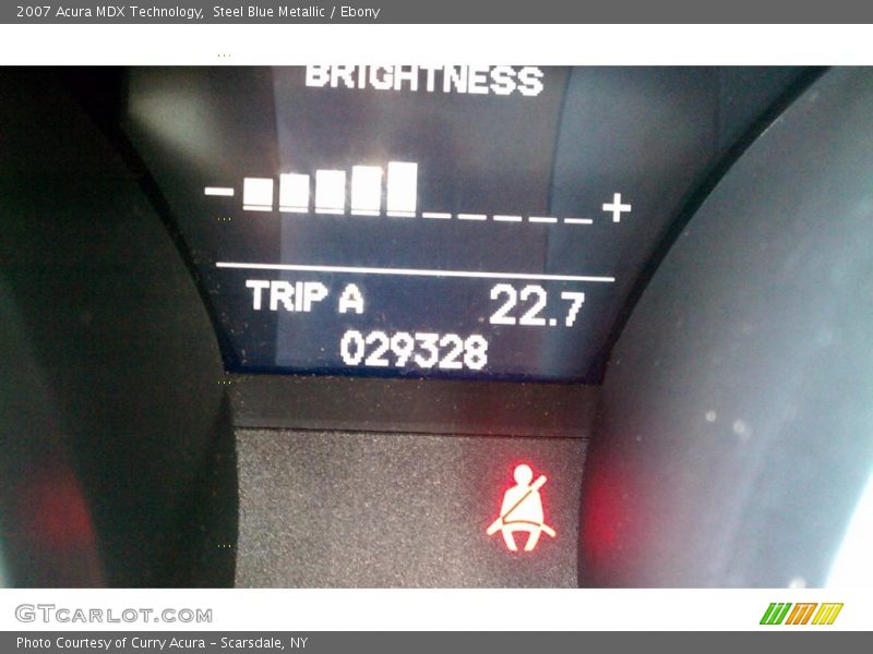 Steel Blue Metallic / Ebony 2007 Acura MDX Technology