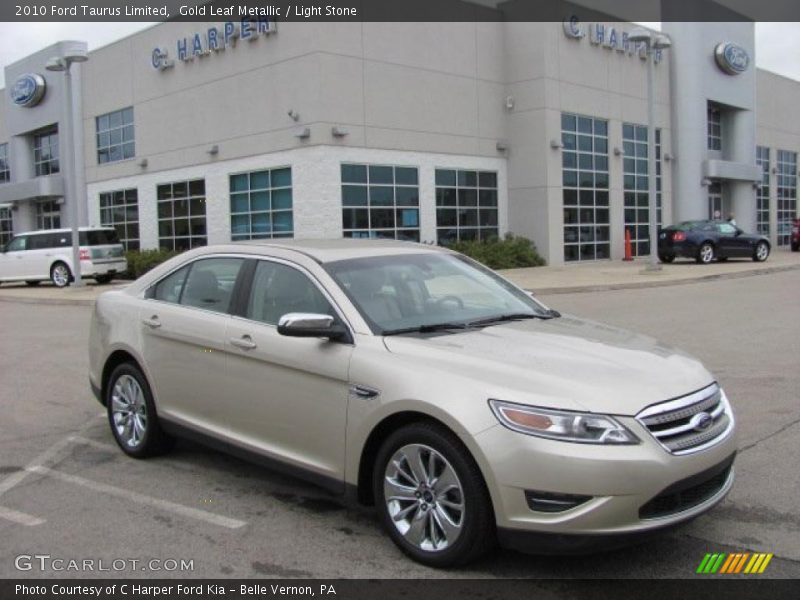 Gold Leaf Metallic / Light Stone 2010 Ford Taurus Limited
