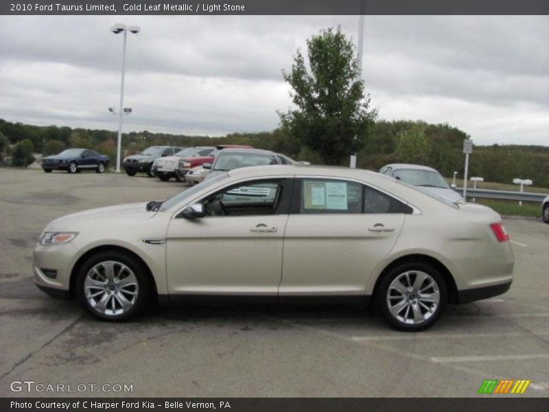 Gold Leaf Metallic / Light Stone 2010 Ford Taurus Limited