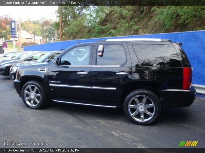 Black Raven / Ebony 2008 Cadillac Escalade AWD