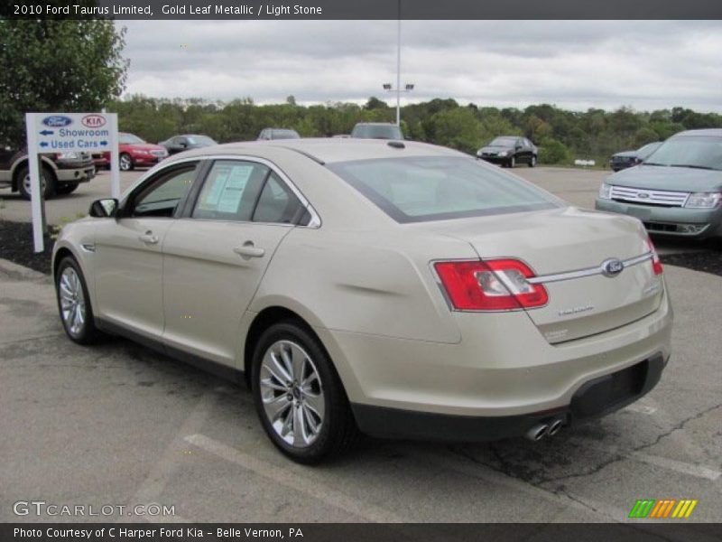 Gold Leaf Metallic / Light Stone 2010 Ford Taurus Limited