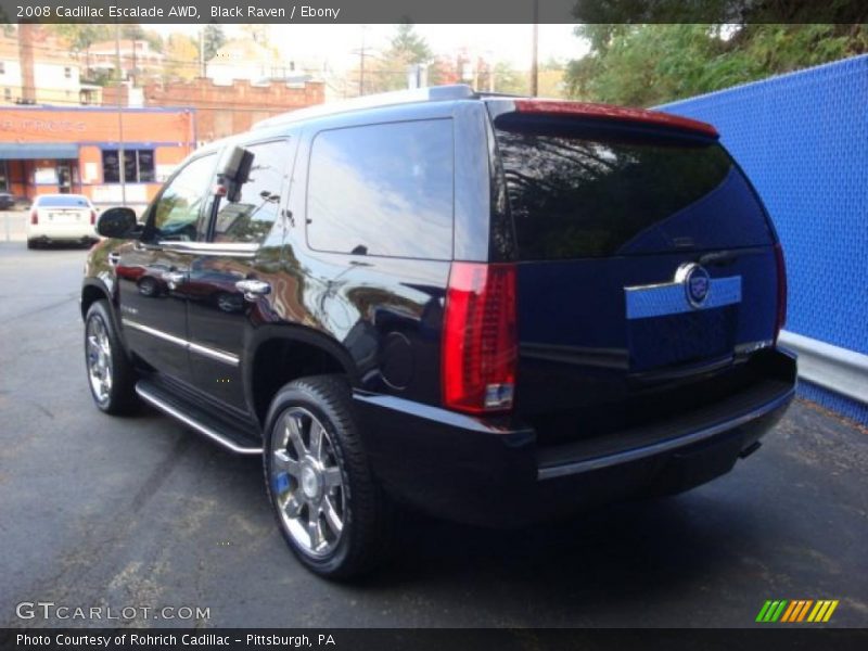 Black Raven / Ebony 2008 Cadillac Escalade AWD