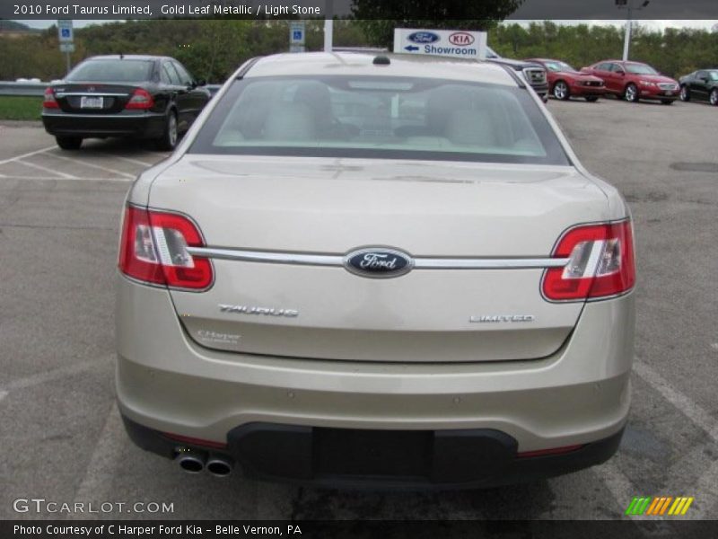 Gold Leaf Metallic / Light Stone 2010 Ford Taurus Limited