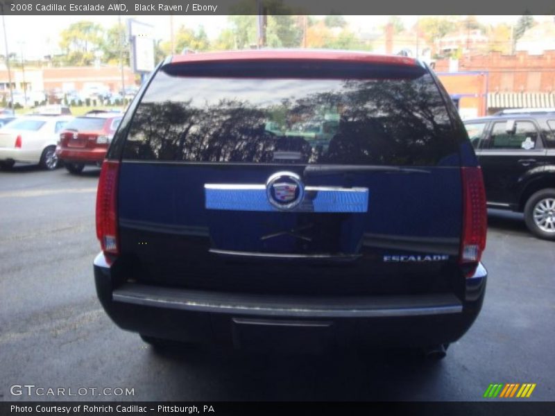 Black Raven / Ebony 2008 Cadillac Escalade AWD