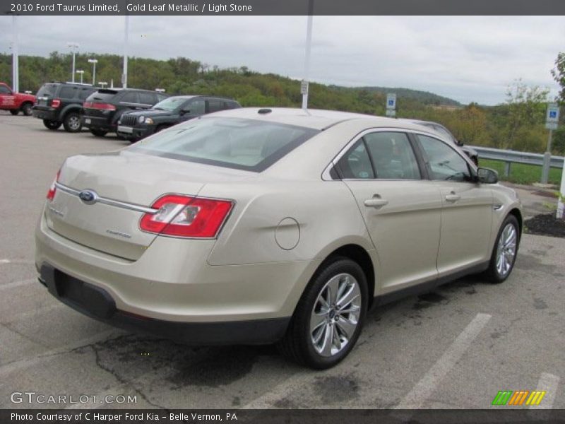 Gold Leaf Metallic / Light Stone 2010 Ford Taurus Limited
