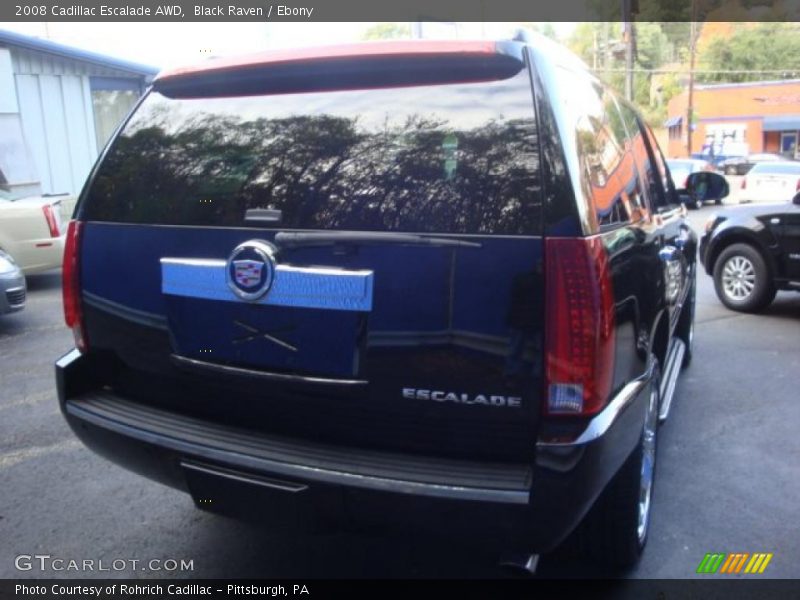 Black Raven / Ebony 2008 Cadillac Escalade AWD