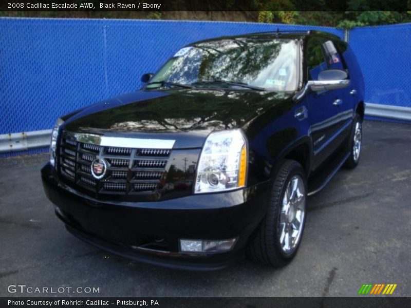 Black Raven / Ebony 2008 Cadillac Escalade AWD