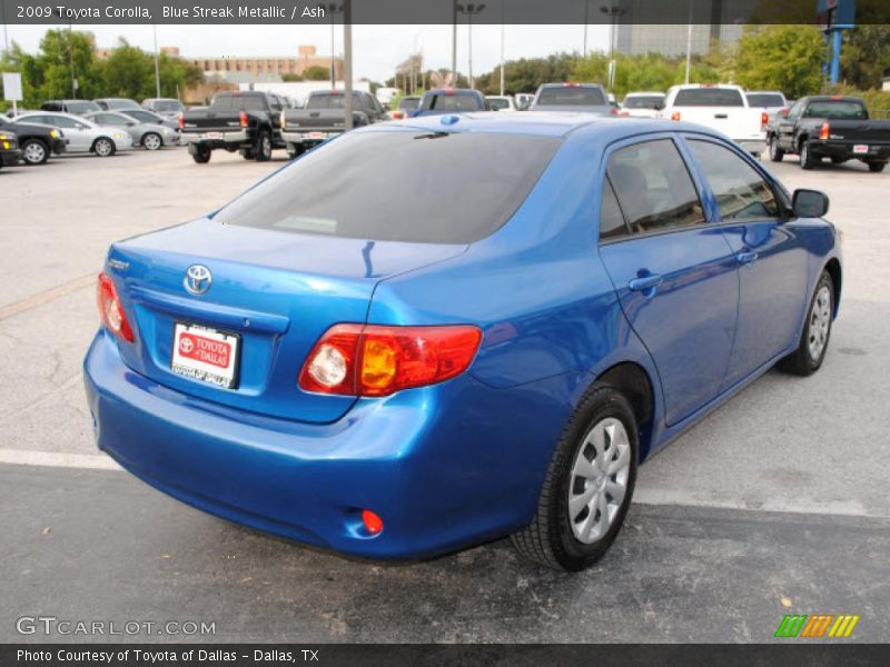 Blue Streak Metallic / Ash 2009 Toyota Corolla