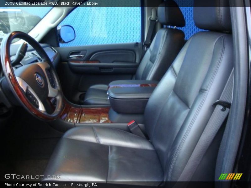  2008 Escalade AWD Ebony Interior