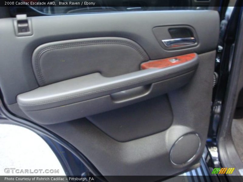 Black Raven / Ebony 2008 Cadillac Escalade AWD