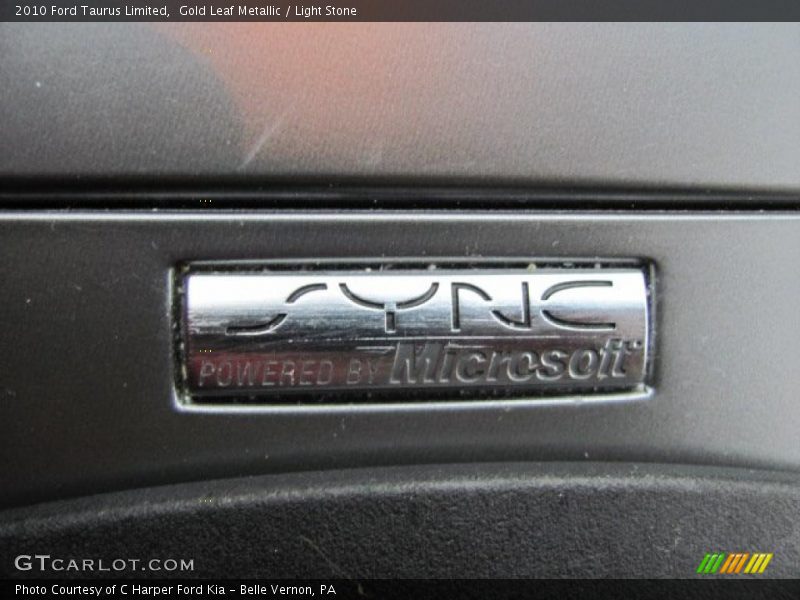 Gold Leaf Metallic / Light Stone 2010 Ford Taurus Limited