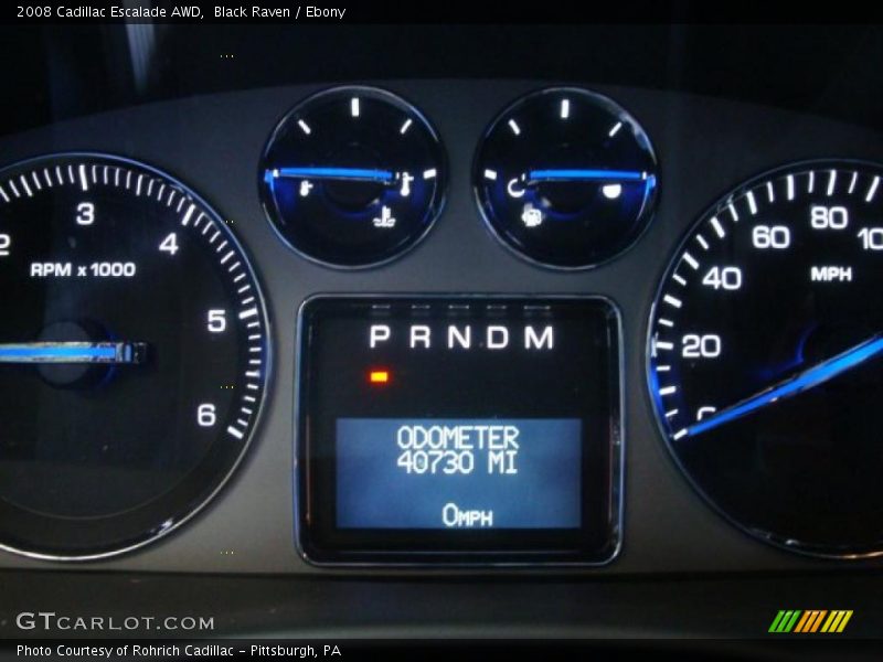 Black Raven / Ebony 2008 Cadillac Escalade AWD